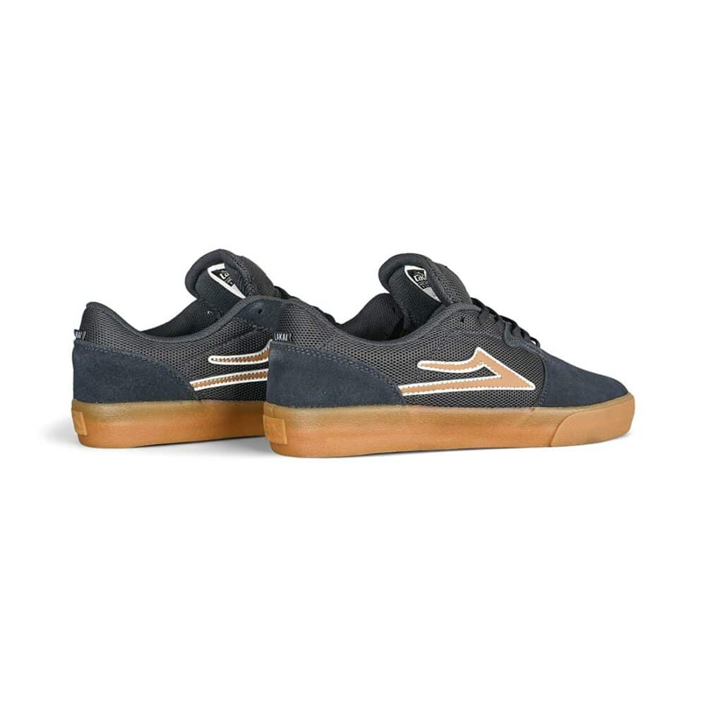 Lakai Cardiff Skate Shoes - Navy/Gum