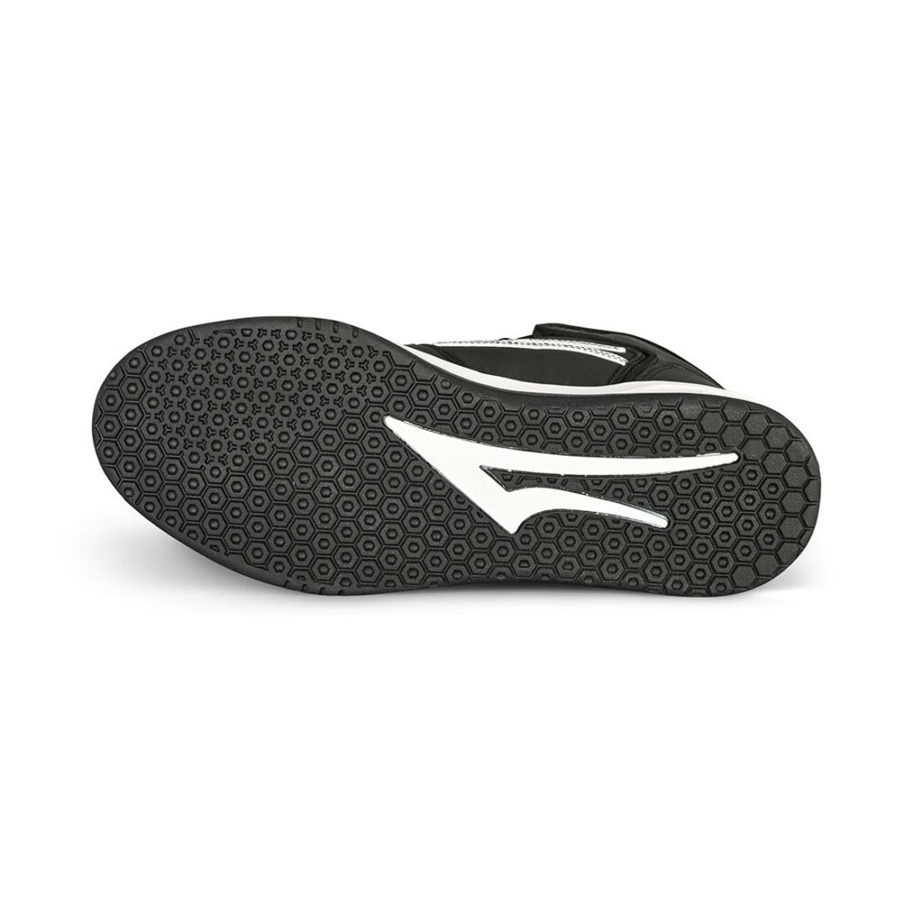 Lakai Telford High Top Skate Shoes - Black Leather