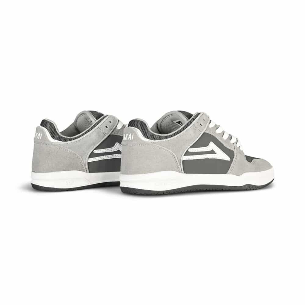 Lakai Telford Low Top Skate Shoes - Light Grey