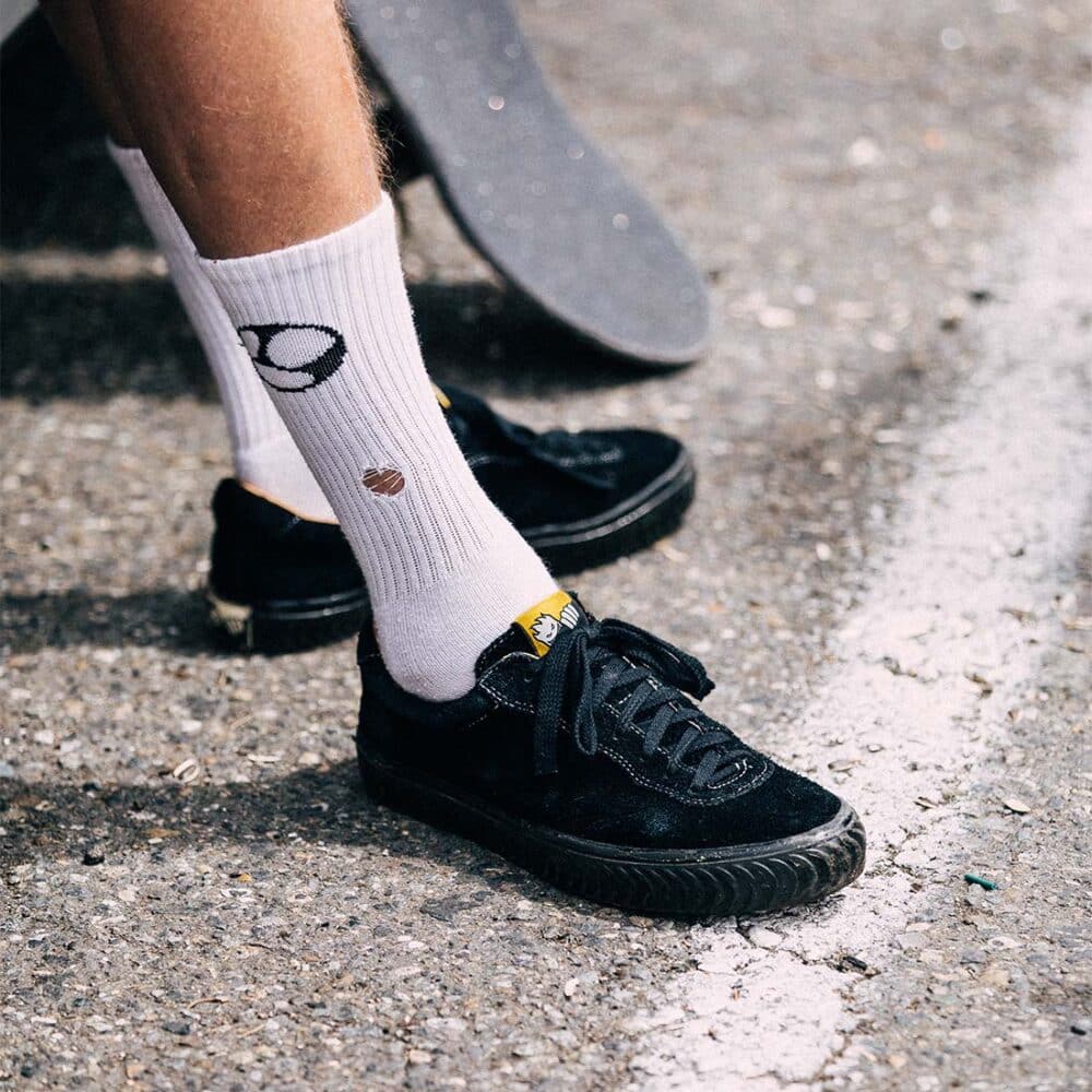 Last Resort x Spitfire VM001 Suede Lo Skate Shoes - Black/Black