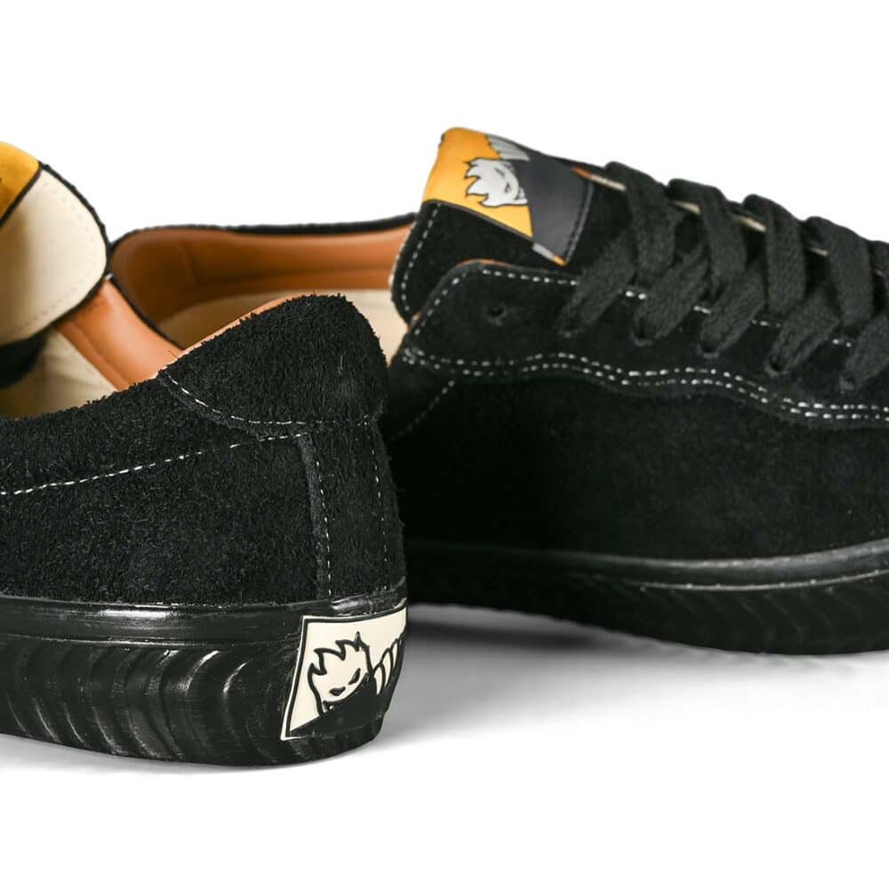 Last Resort x Spitfire VM001 Suede Lo Skate Shoes - Black/Black