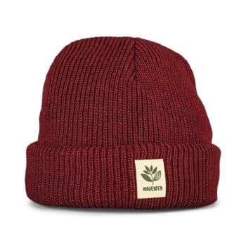 Magenta Fam Cuff Beanie Hat - Burgundy