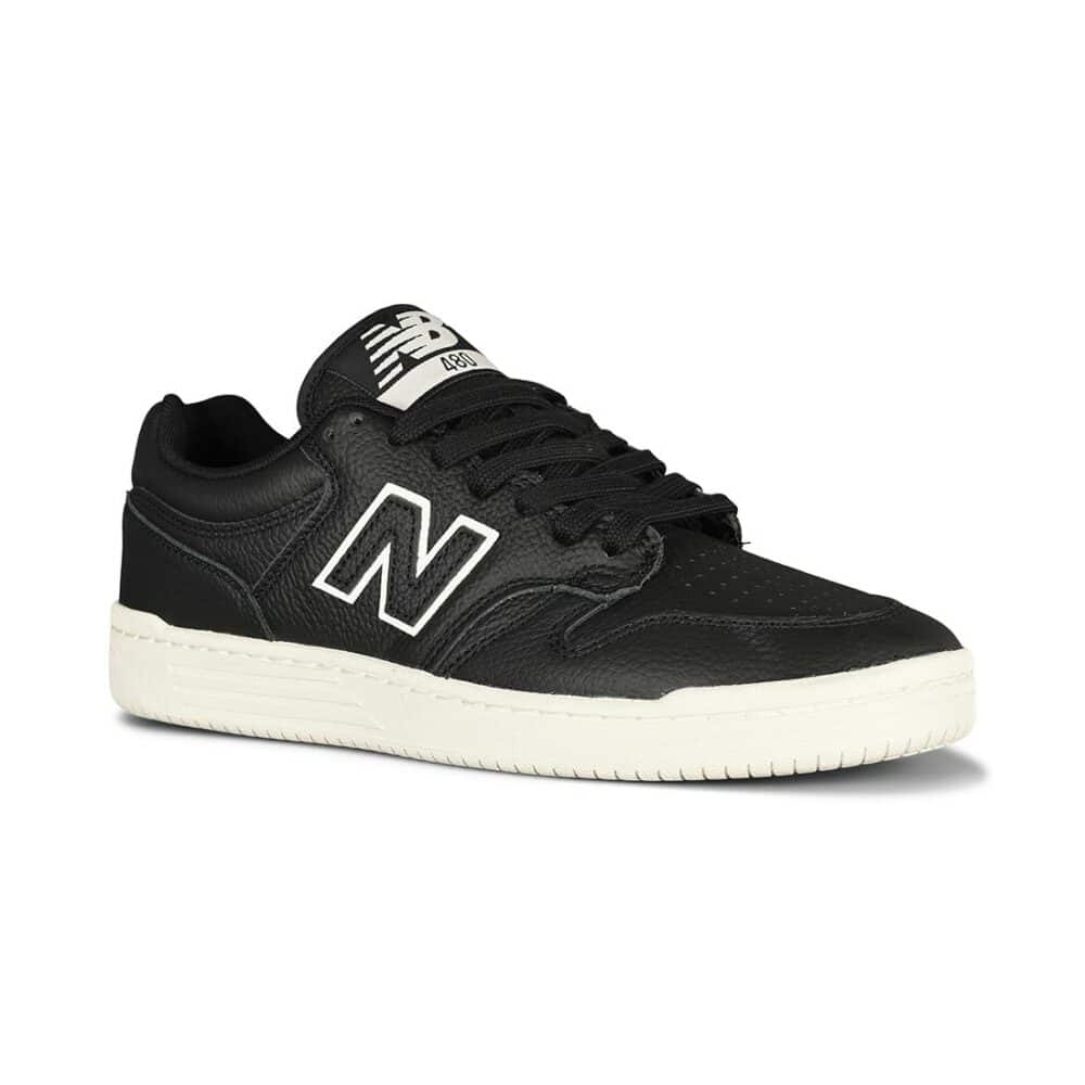 New Balance Numeric 480 Skate Shoes - Black/Sea Salt