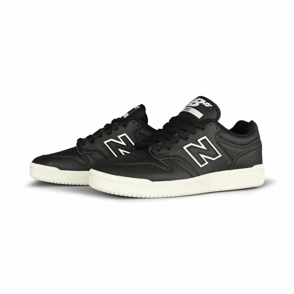 New Balance Numeric 480 Skate Shoes - Black/Sea Salt