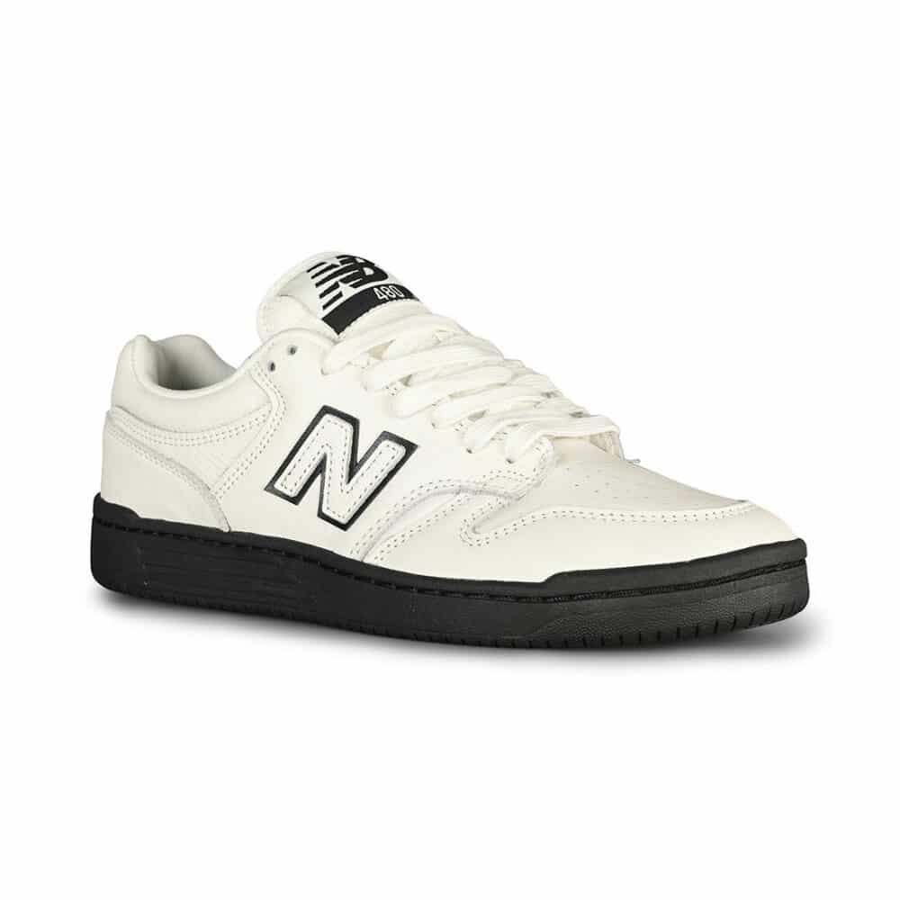New Balance Numeric 480 Skate Shoes - Sea Salt/Black