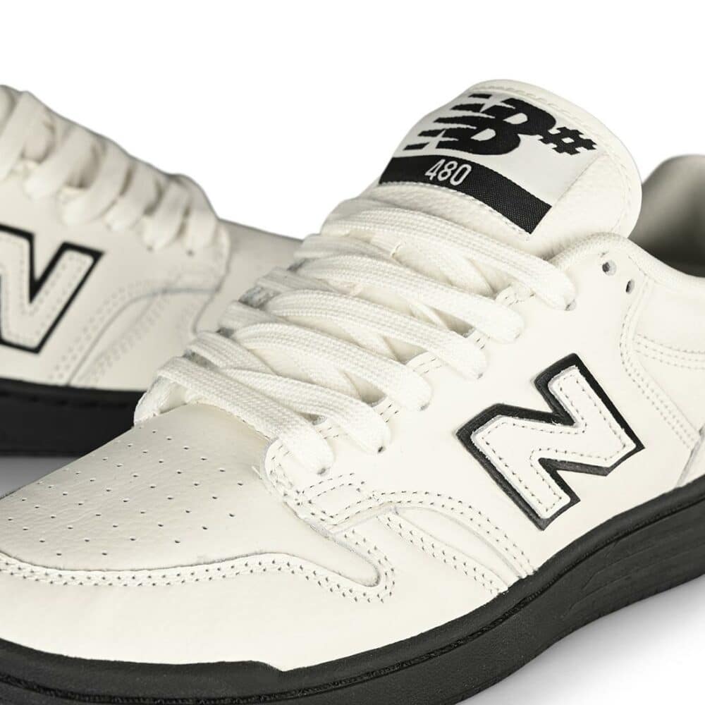New Balance Numeric 480 Skate Shoes - Sea Salt/Black