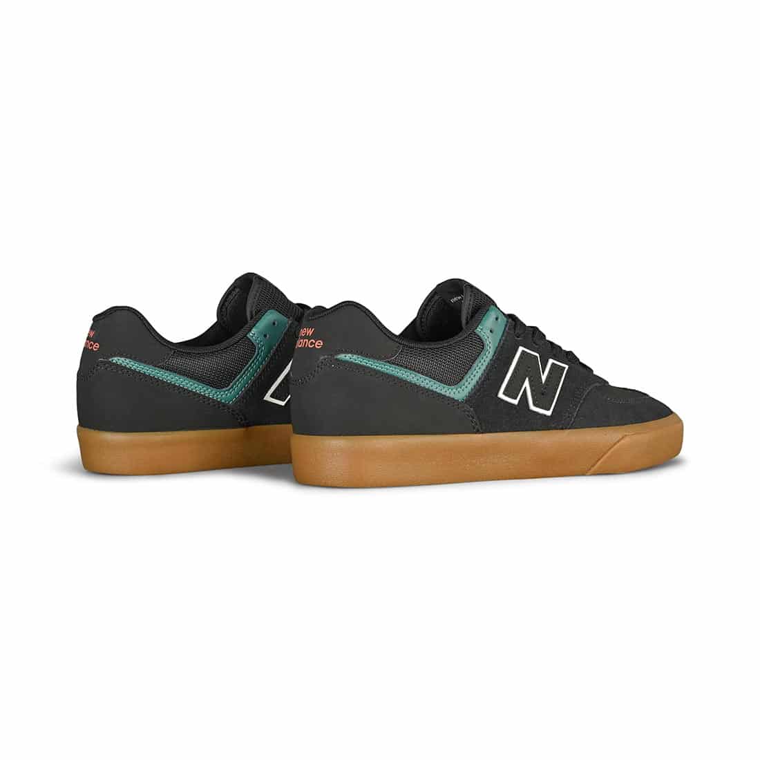 New Balance Numeric 574 Vulc Skate Shoes - Black/Vintage Teal