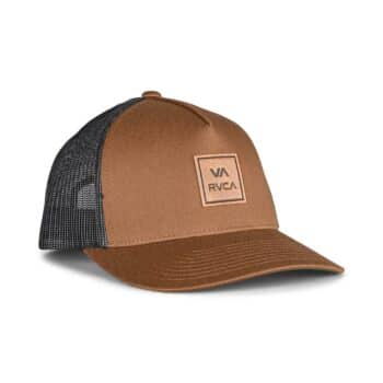 RVCA VA All The Way Trucker Cap - Light Brown