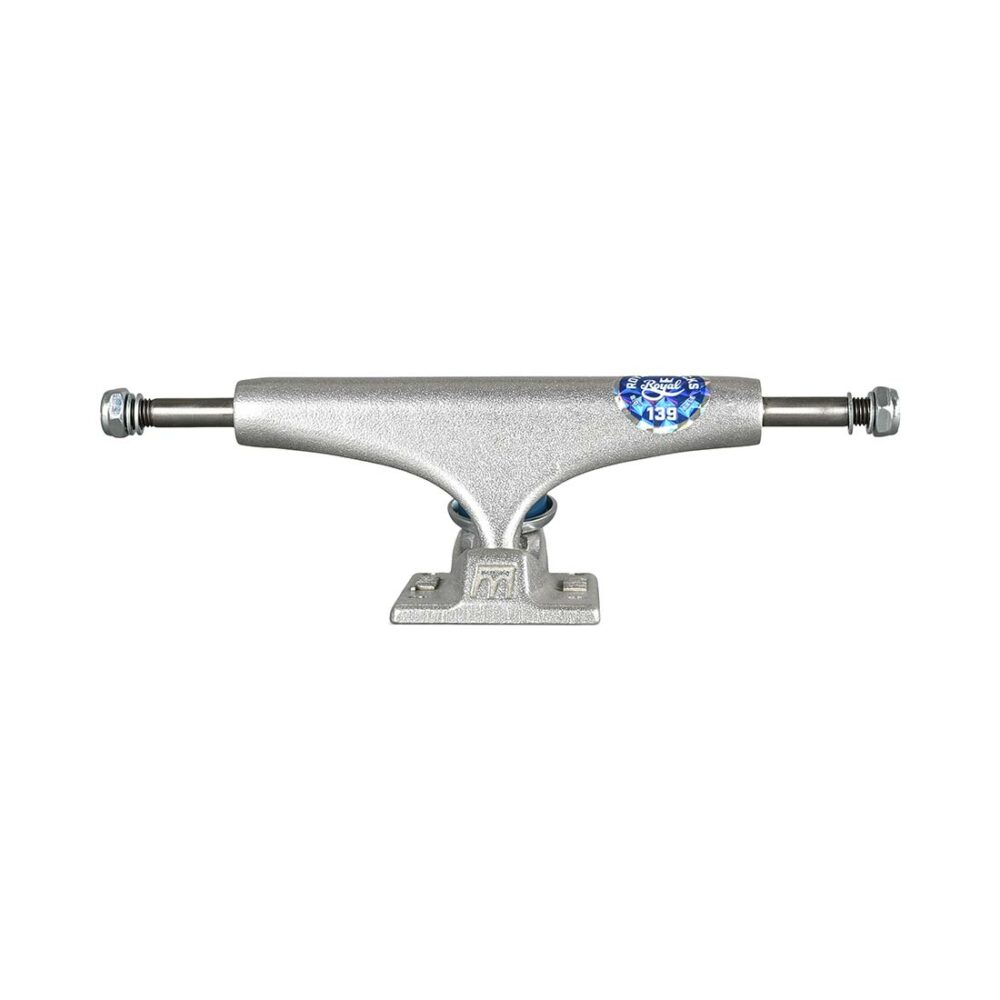 Royal FC Standard 139 Skateboard Trucks (Pair) - Silver