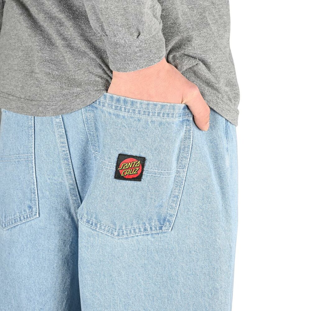 Santa Cruz Big Baggy Jeans - Stone Wash