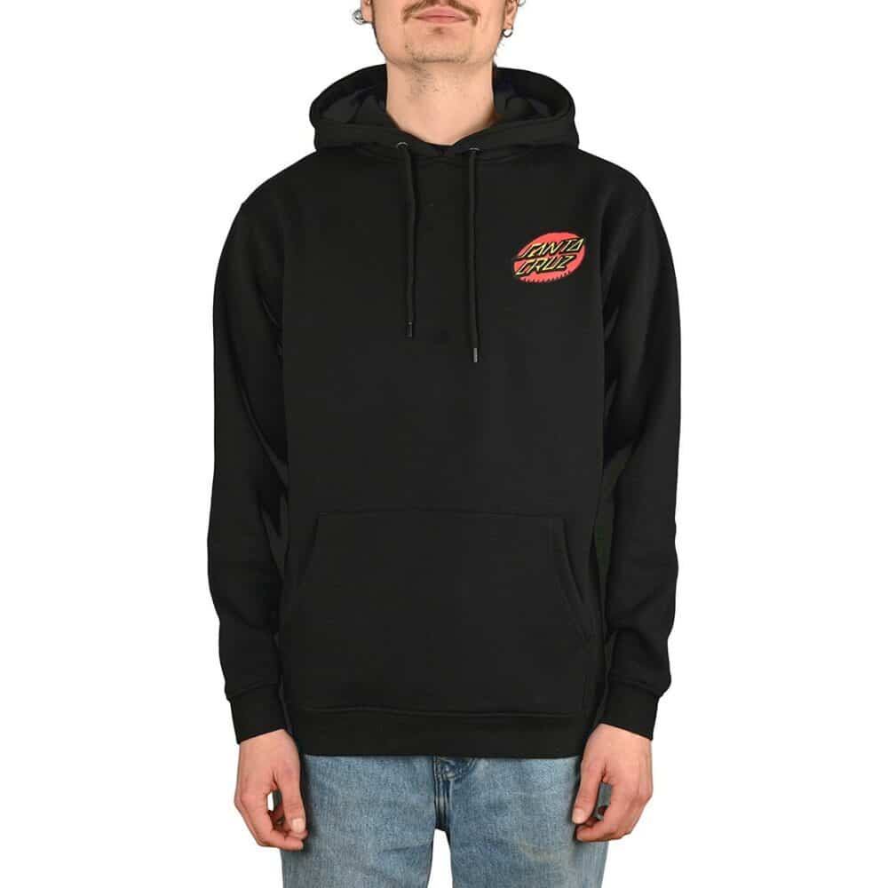 Santa Cruz Creep Dot Pullover Hoodie - Black