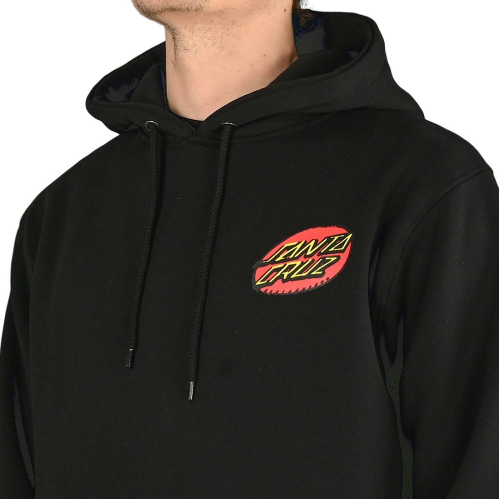 Santa Cruz Creep Dot Pullover Hoodie - Black