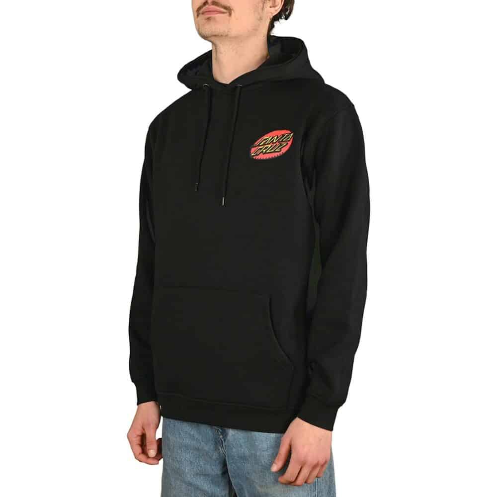 Santa Cruz Creep Dot Pullover Hoodie - Black