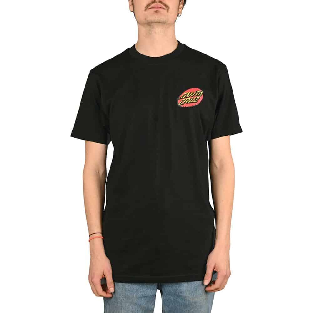 Santa Cruz Creep Dot S/S T-Shirt - Black