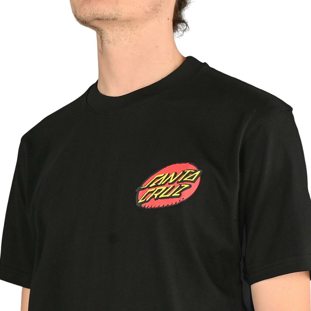 Santa Cruz Creep Dot S/S T-Shirt - Black - Supereight