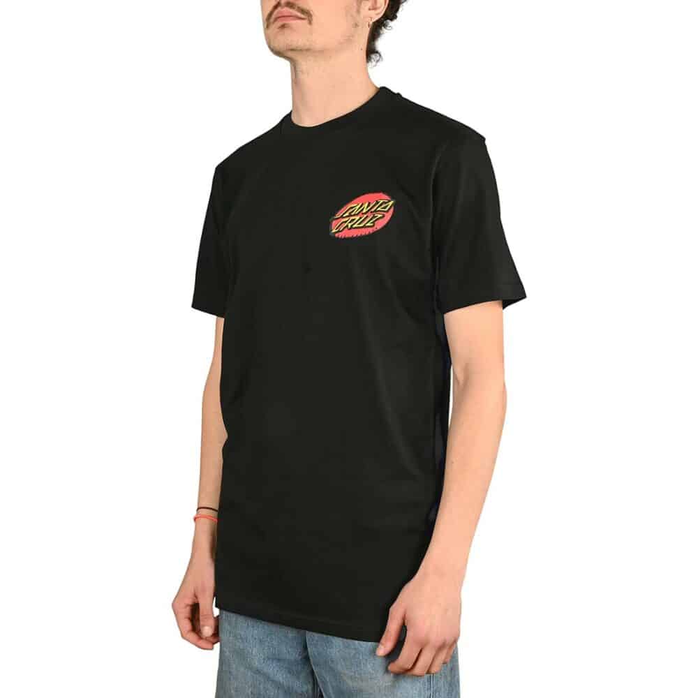 Santa Cruz Creep Dot S/S T-Shirt - Black