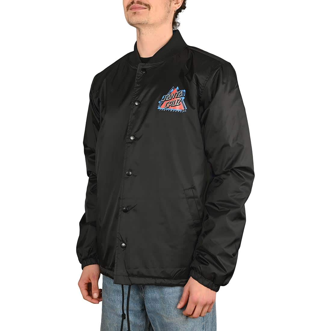Black santa cruz windbreaker discount