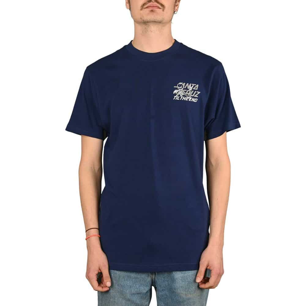 Santa Cruz Unwind S/S T-Shirt - Midnight Blue