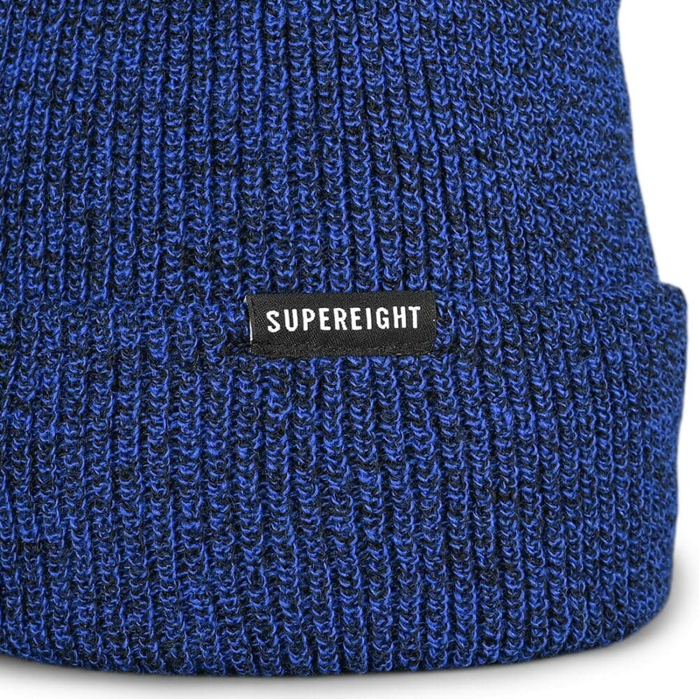 Supereight Supply Co Horizontal Beanie Hat - Cobalt Heather