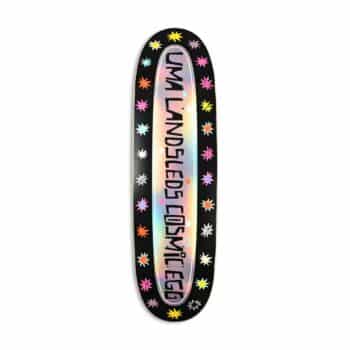 UMA Landsleds Cosmic Egg 9" Skateboard Deck - Black