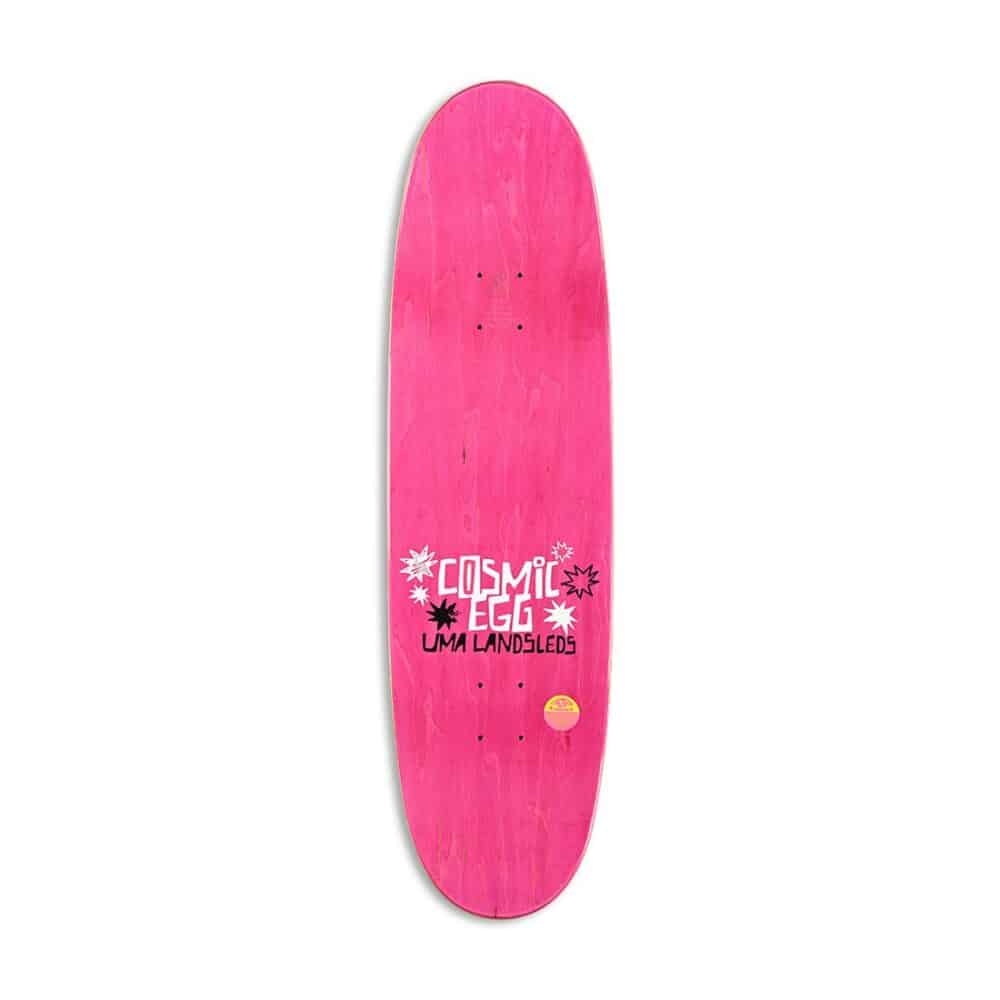 UMA Landsleds Cosmic Egg 9" Skateboard Deck - Black