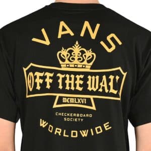 Vans Checkerboard Society S S T Shirt Black Supereight