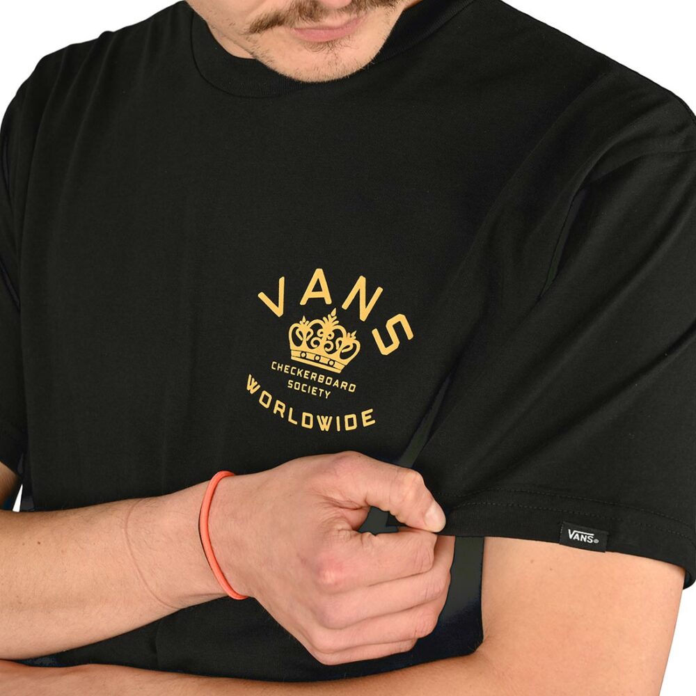 Vans Checkerboard Society S/S T-Shirt - Black