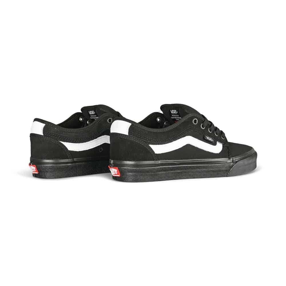 Vans Chukka Low Sidestripe Skate Shoes - Black/Black