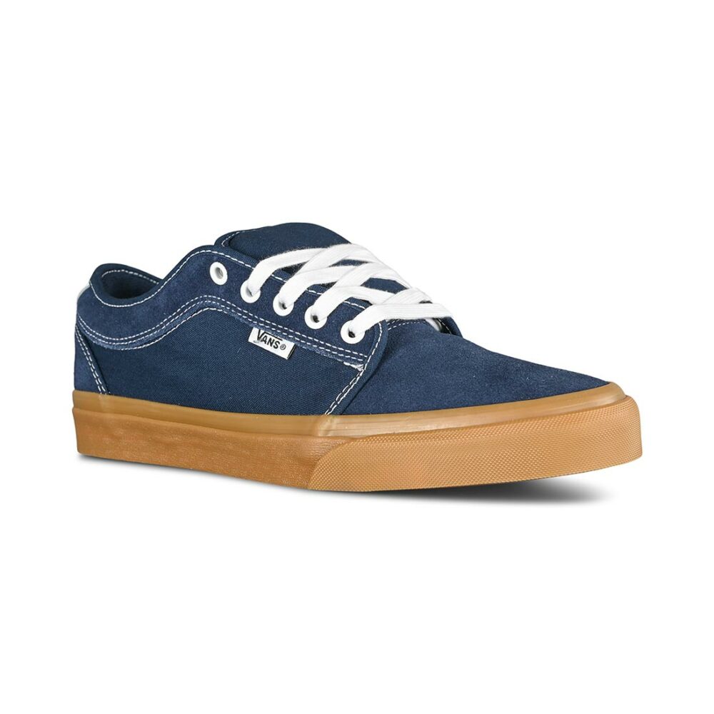 Vans Chukka Low Skate Shoes - Dress Blues/Gum