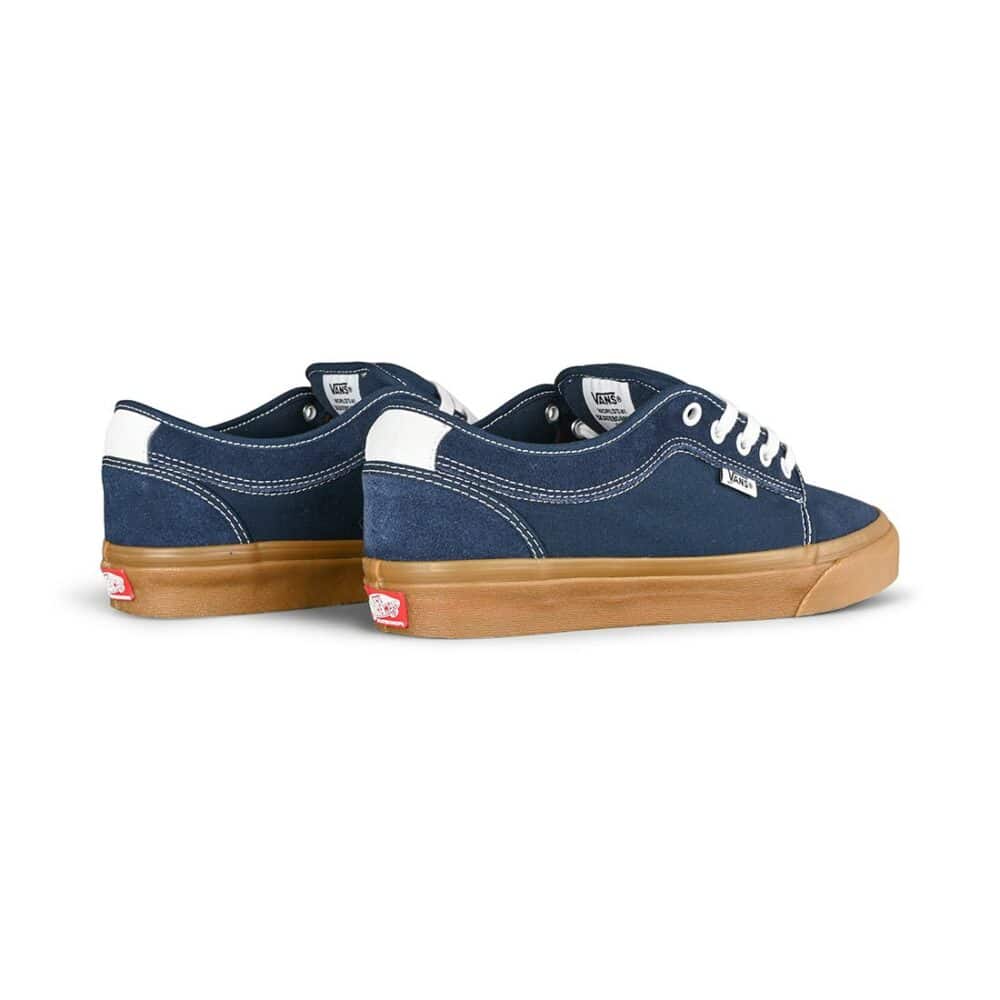 Vans Chukka Low Skate Shoes - Dress Blues/Gum