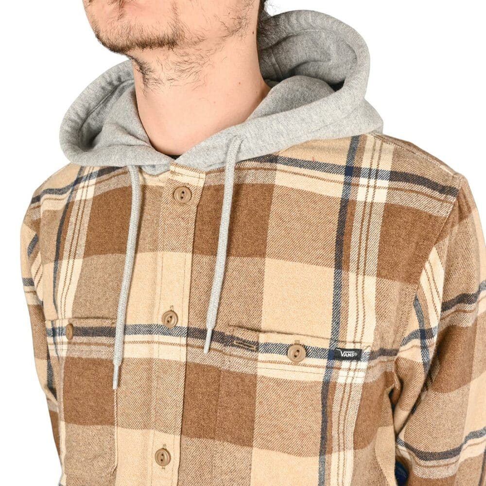 Vans Lopes Hooded Shirt - Dirt