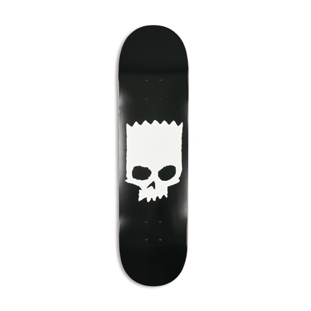 Zero Bart Skull Skateboard Deck - Black