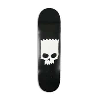 Zero Bart Skull Skateboard Deck - Black