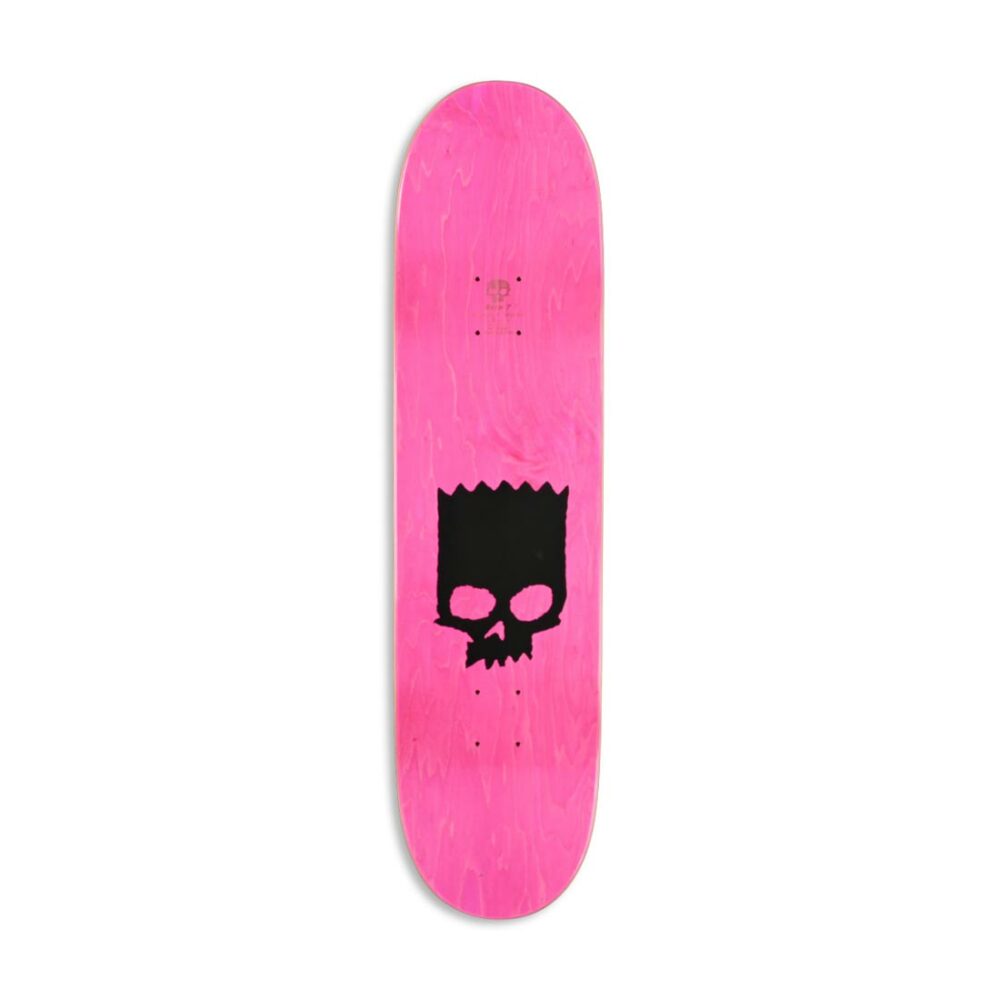 Zero Bart Skull Skateboard Deck - Black