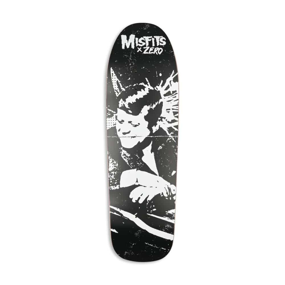 Zero x Misfits Bullet Shaped 9.25" Skateboard Deck