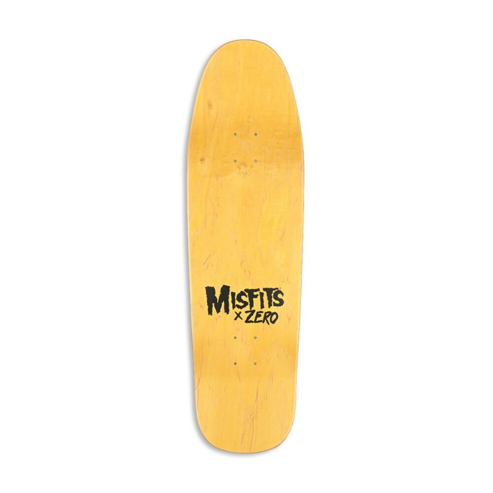 Zero x Misfits Bullet Shaped 9.25" Skateboard Deck