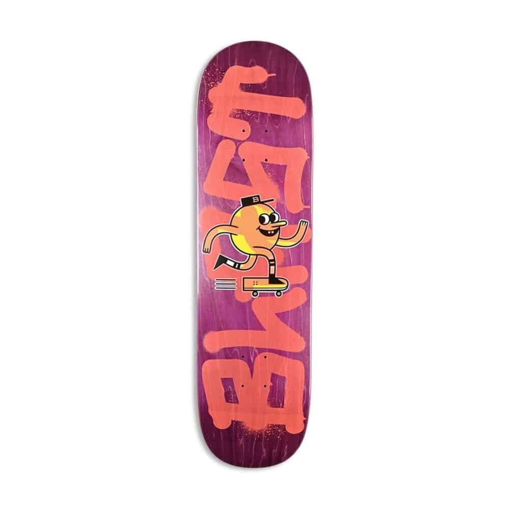 Blast Skates Mascot Tagger Square Tail Skateboard Deck