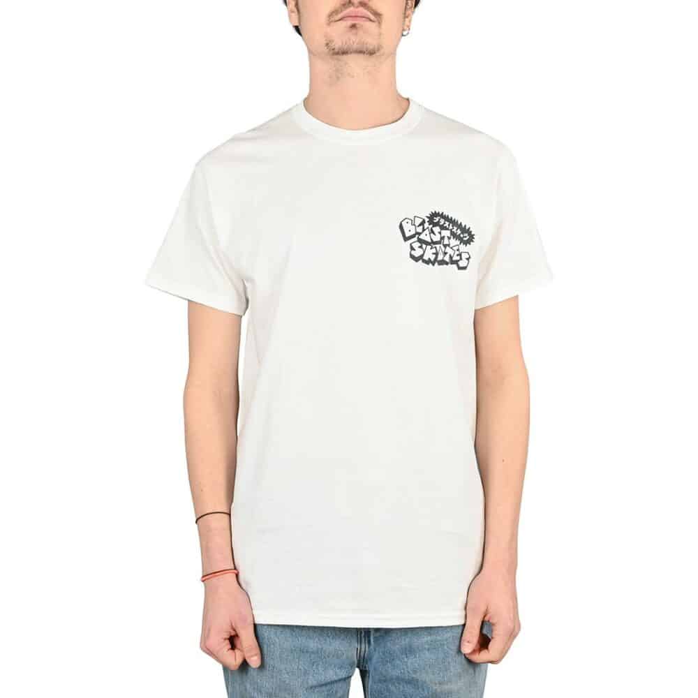 Blast Skates Mutant Smasher S/S T-Shirt - White