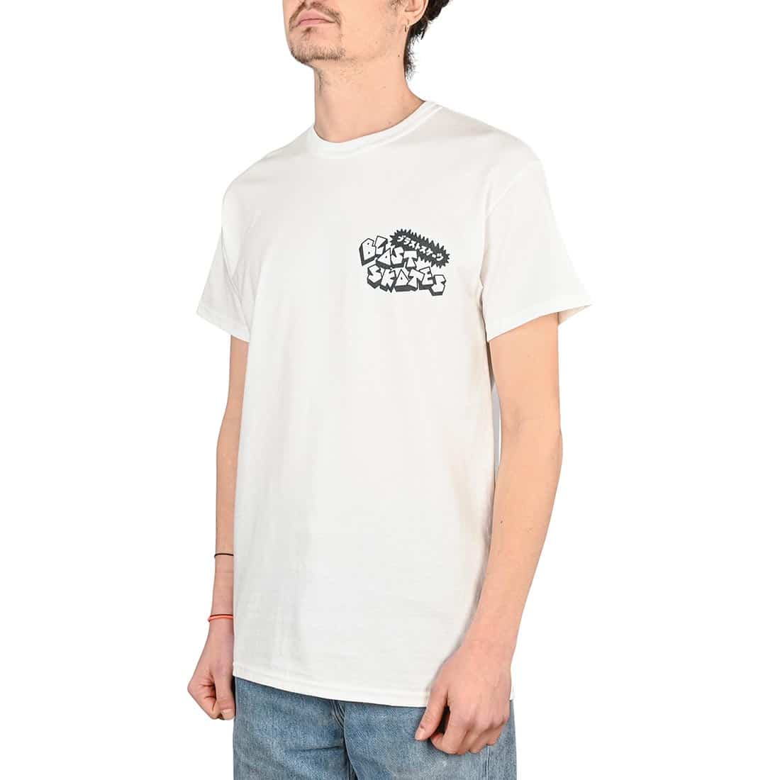 Blast Skates Mutant Smasher S/S T-Shirt - White