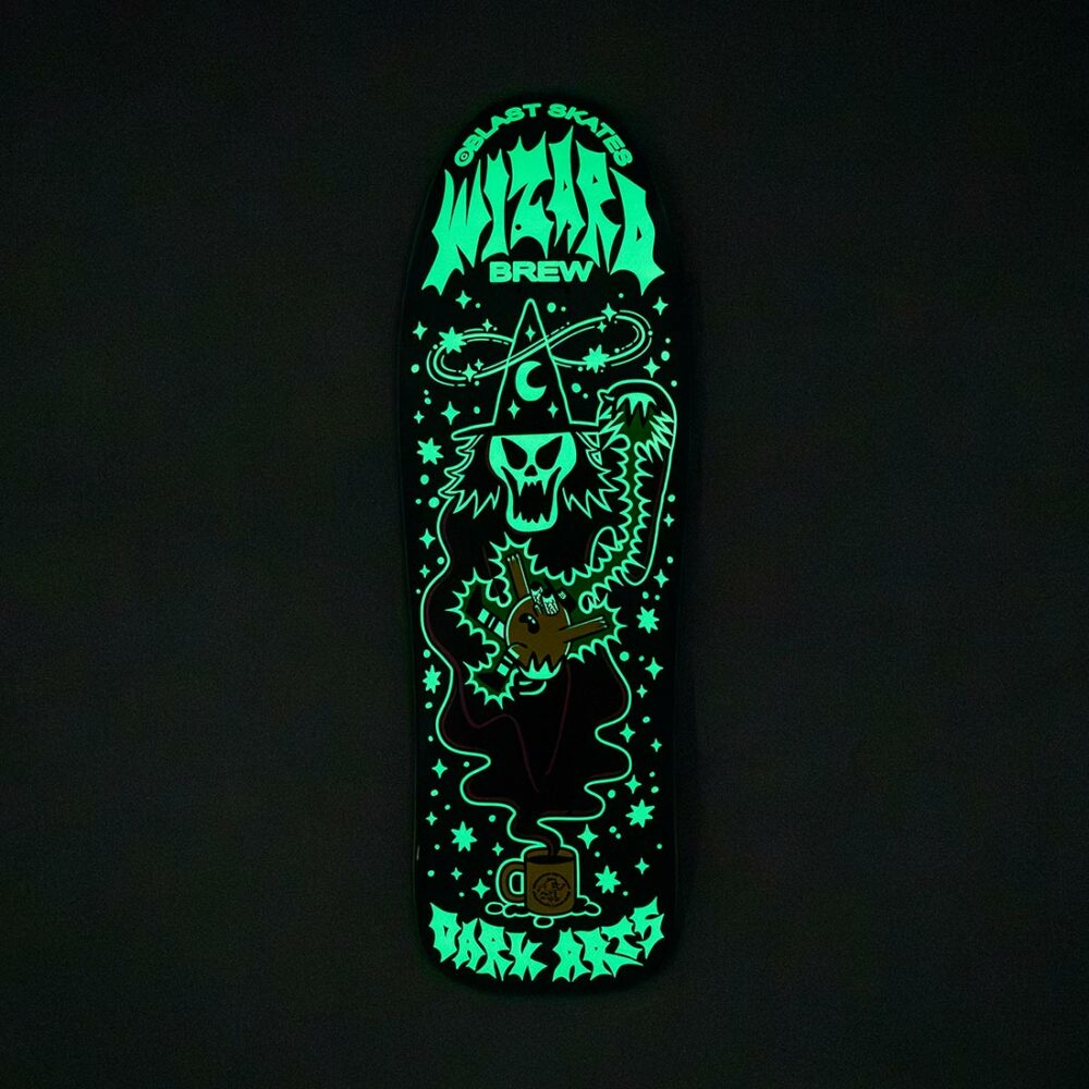 Blast x Dark Arts Coffee Wizard Brew 9.75" Skateboard Deck