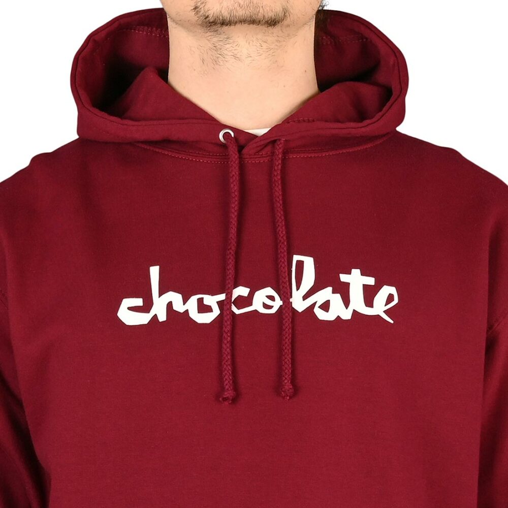 Chocolate Chunk Pullover Hoodie - Maroon