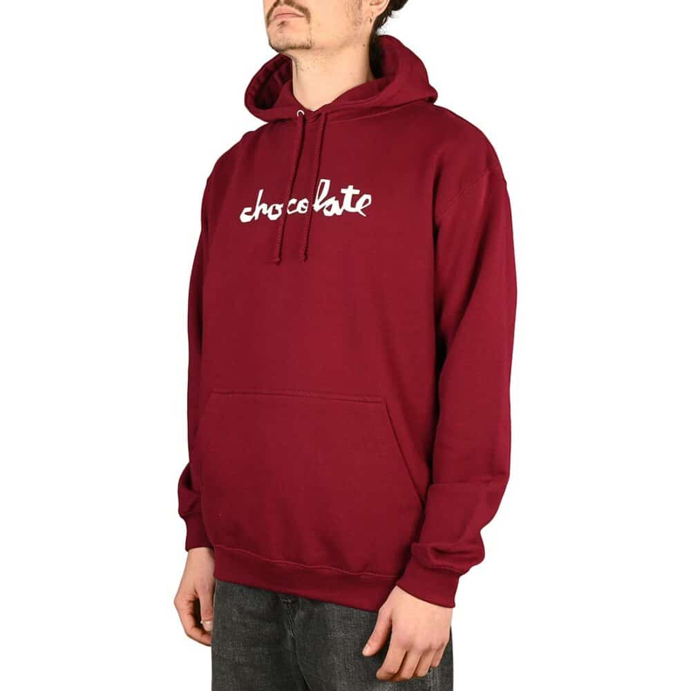 Chocolate Chunk Pullover Hoodie - Maroon