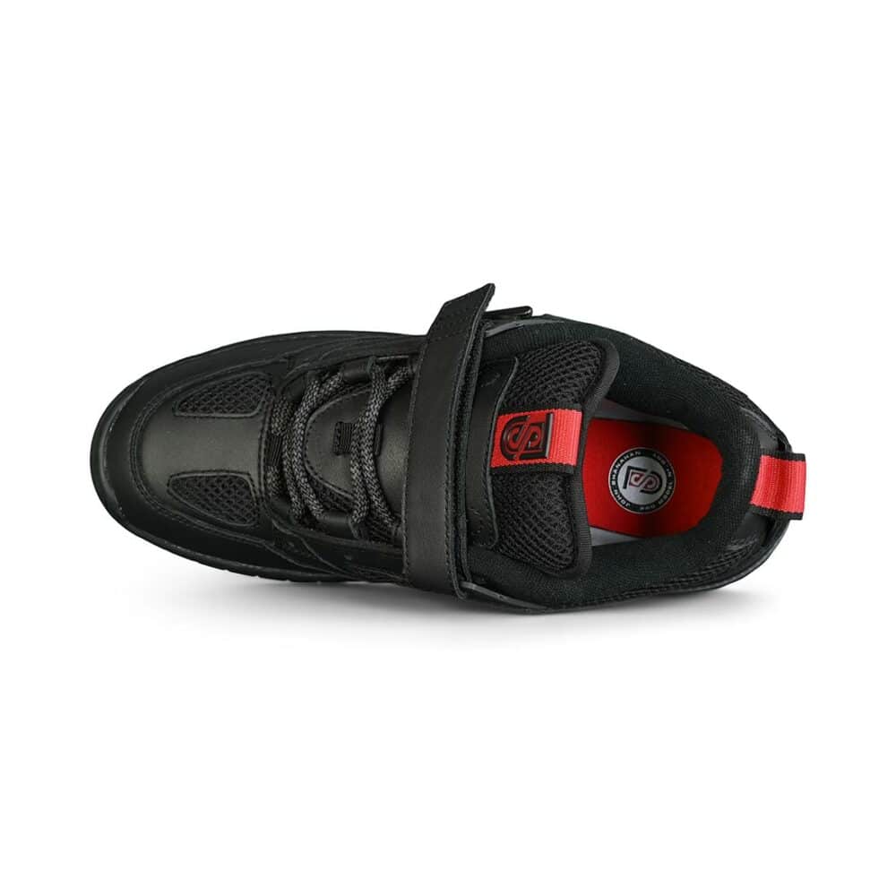 DC JS 1 Skate Shoes - Black/Red