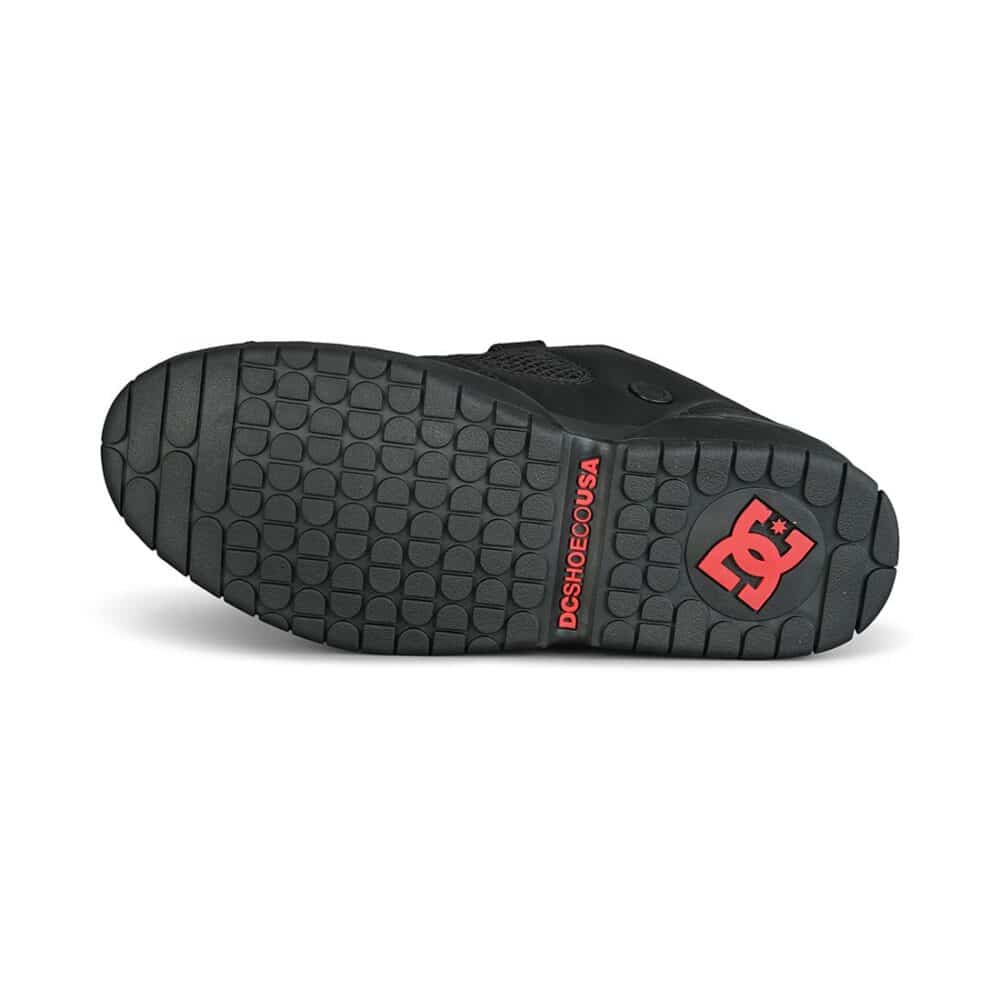 DC JS 1 Skate Shoes - Black/Red