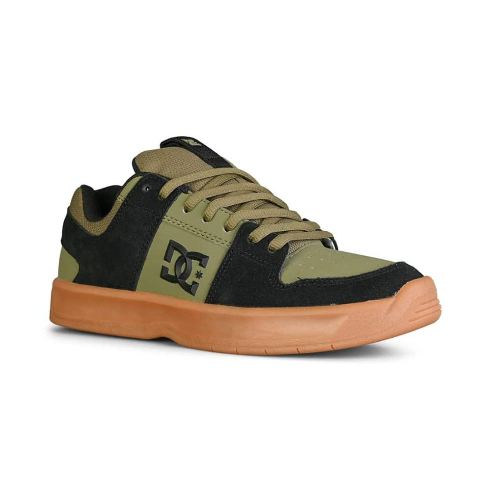 DC Lynx Zero Skate Shoes - Olive/Black