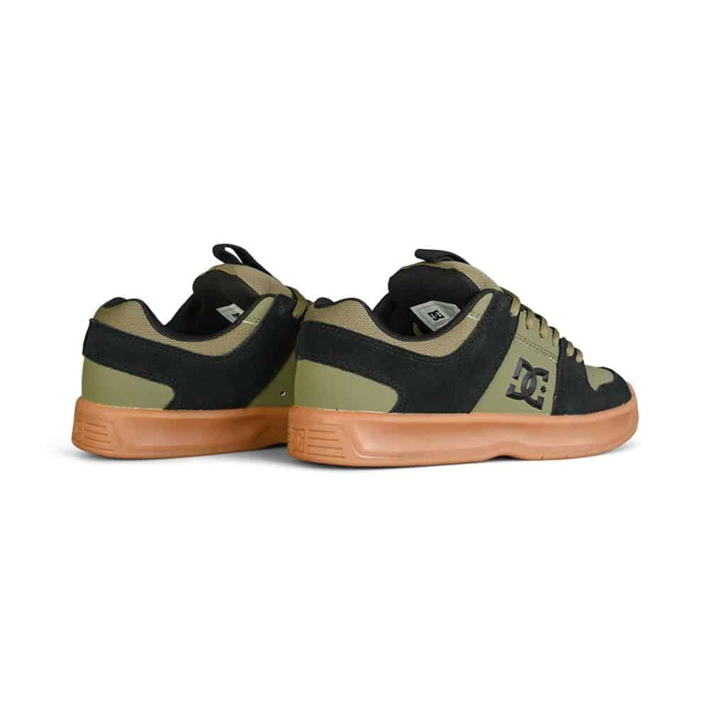 DC Lynx Zero Skate Shoes - Olive/Black