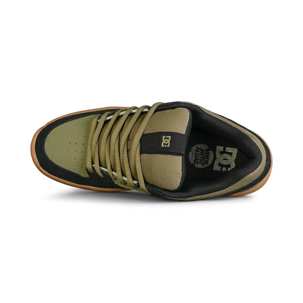 DC Lynx Zero Skate Shoes - Olive/Black