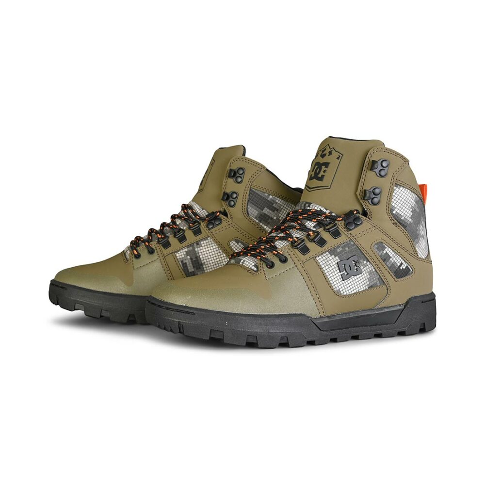 DC Pure High-Top WR Boot - Olive/Black