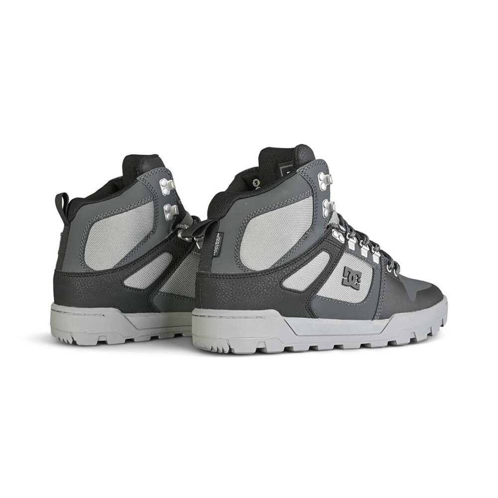 DC Pure High Top WR Lace Up Winter Boot - Black/Grey/Black