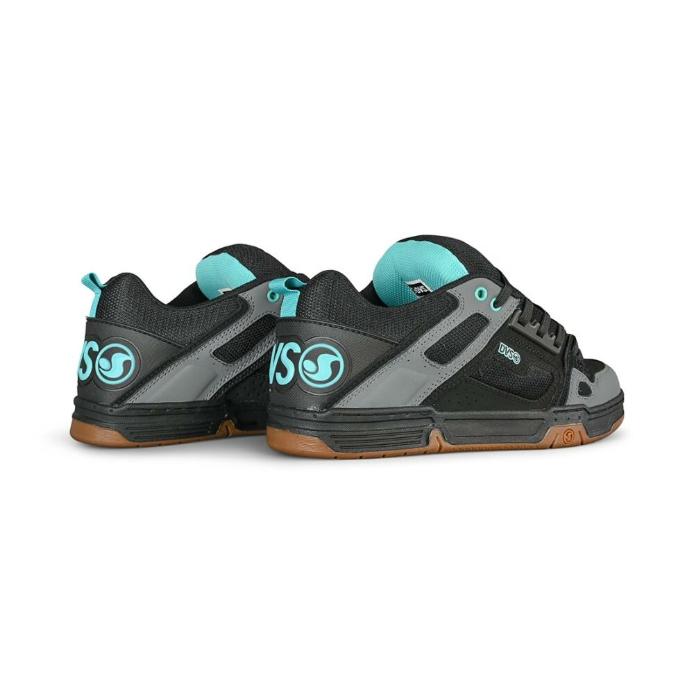 DVS Comanche Skate Shoes - Black/Turquoise/Gum